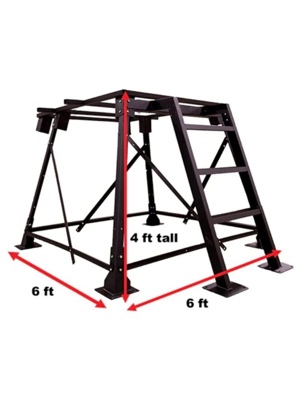 4' Elevated Steel Stand for Hunting Blinds